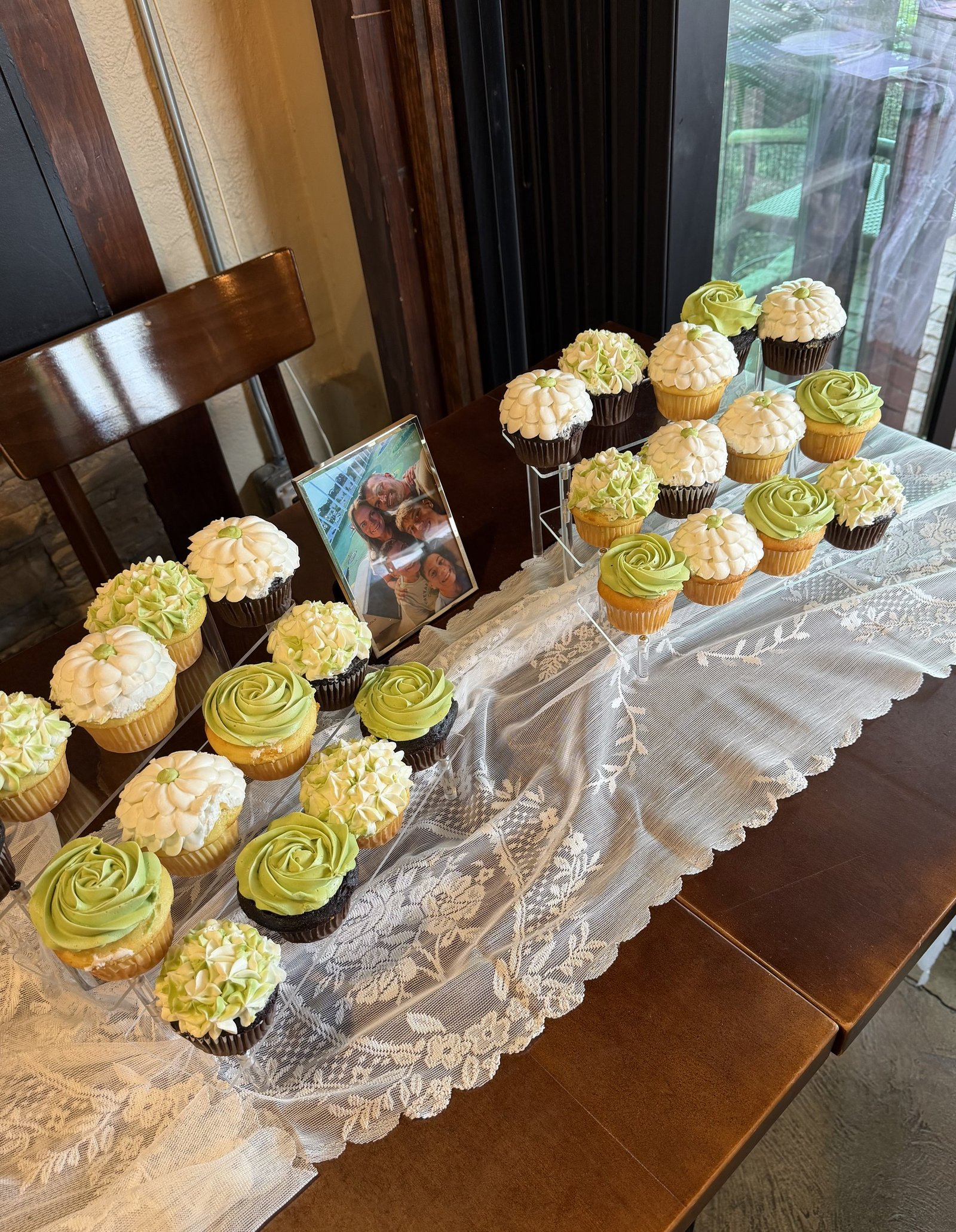 Cupcake display for a private party
