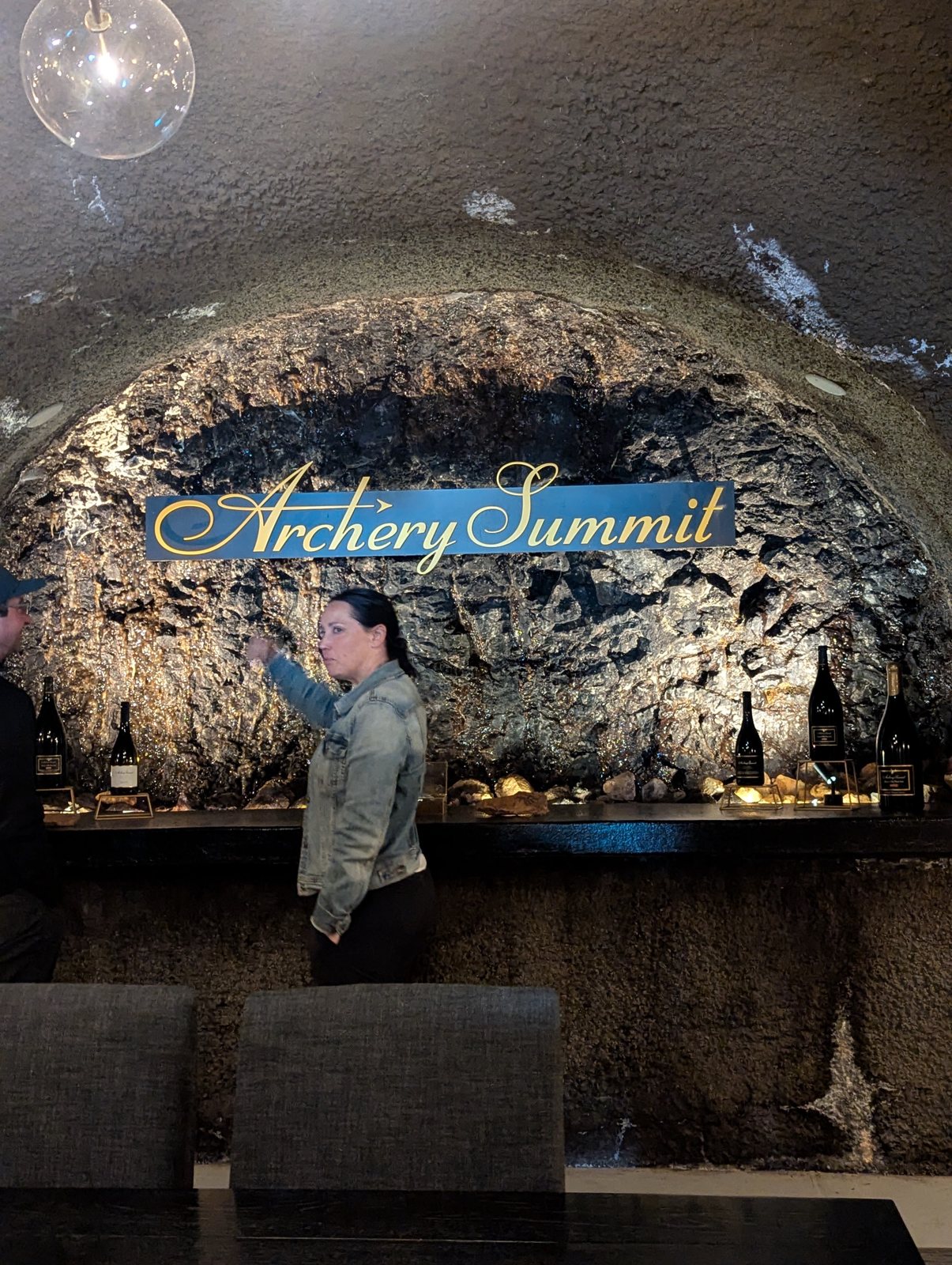 The cellar at Archery Summit.