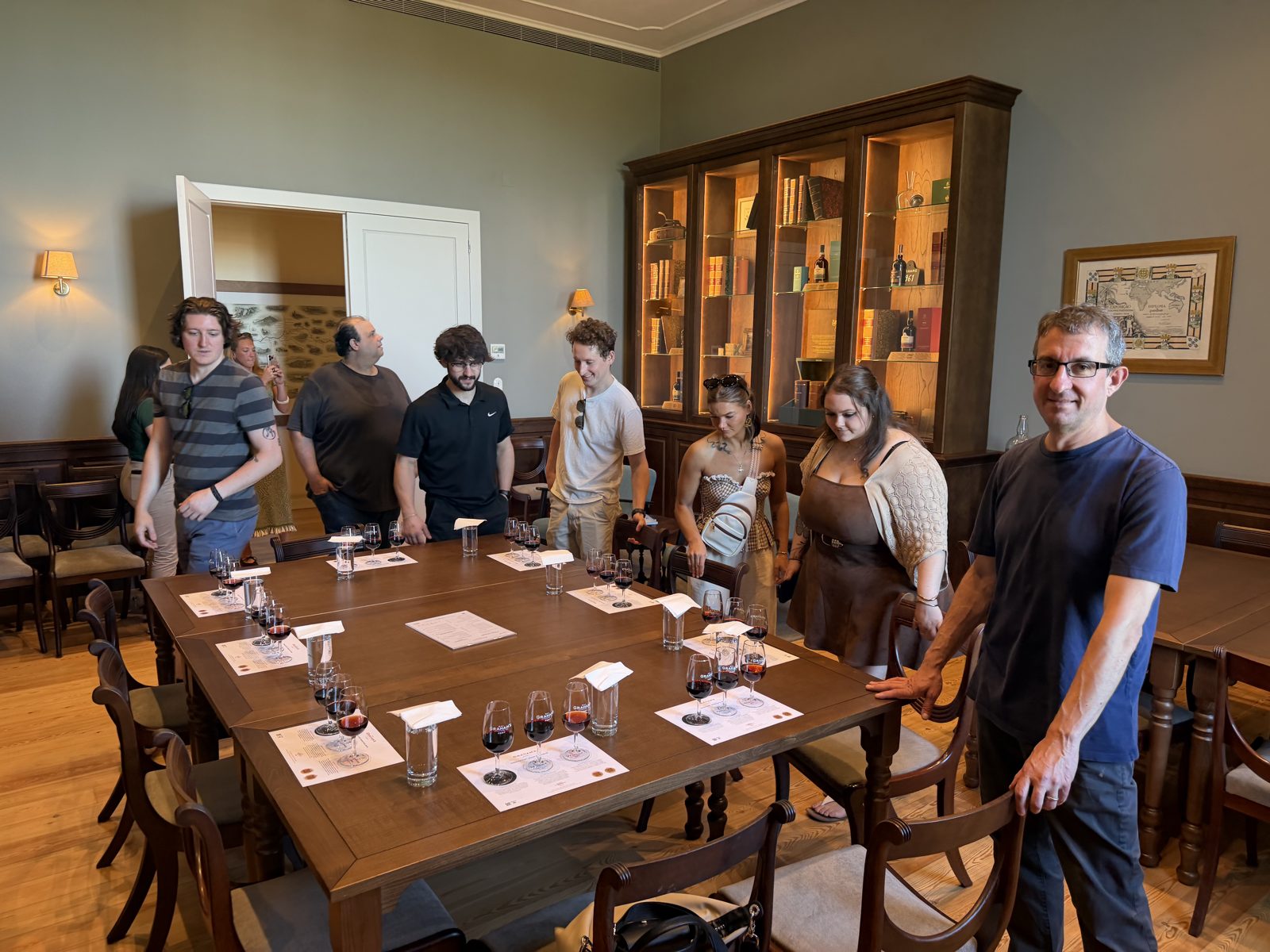 A premium Port tasting at Graham's.