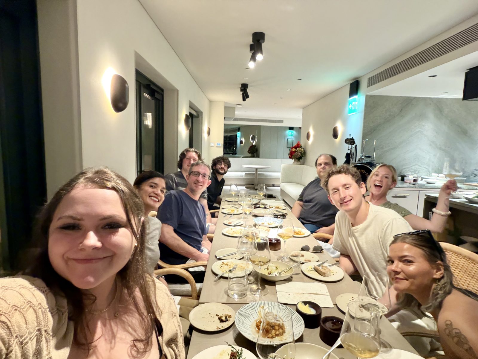 Dinner in Porto to end the first day.