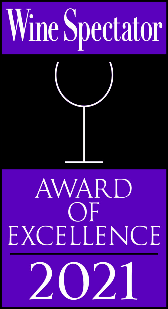 Wine Spectator 2019 and 2020 Awards of Excellence